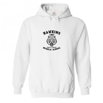 Hawkins 1983 Pride of Indiana Middle School Strange Things Classic Unisex Kids and Adults Pullover Hoodie for Sci-Fi TV Show Fans